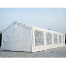 Outsunny Carport 32' x 20' Heavy Duty Outdoor Party Tent / Carport - White   